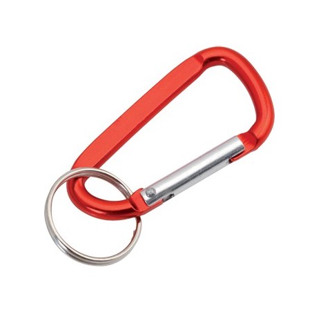 RED ALUMINIUM CARABINER MOSQUI