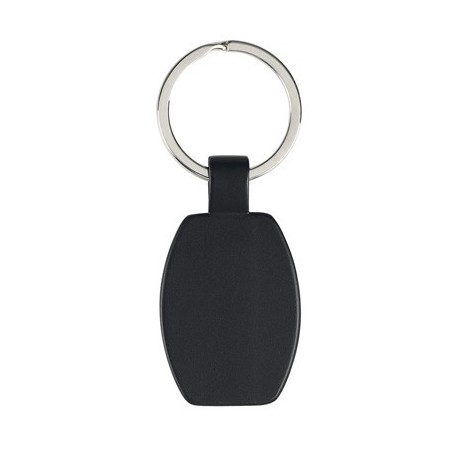 BLACK METALLIC KEY RING HUSO