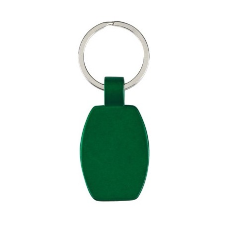 PORTE-CLÉS MÉTALLIQUE HUSO VERT