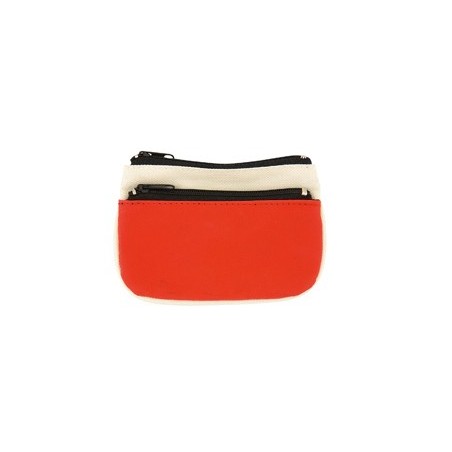 RED PVC-POLYESTER PURSE KUCA