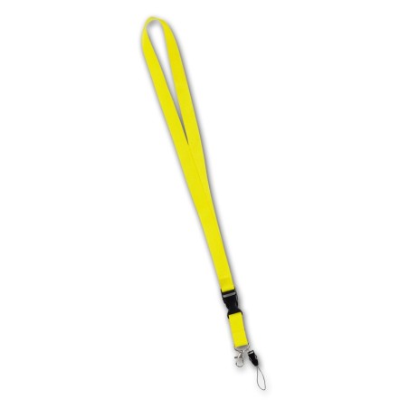 YELLOW LANYARD POLYESTER LAVOT