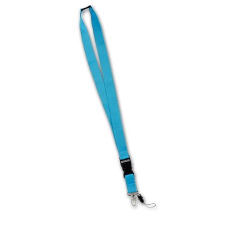 LANYARD POLYESTER LAWFUL BLEU CIEL