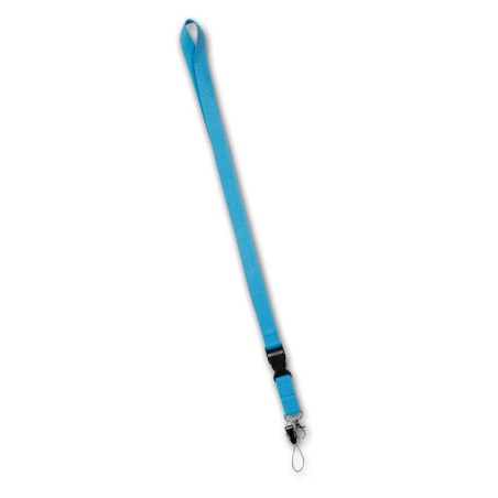 LIGHT BLUE LANYARD POLYESTER LAVOT