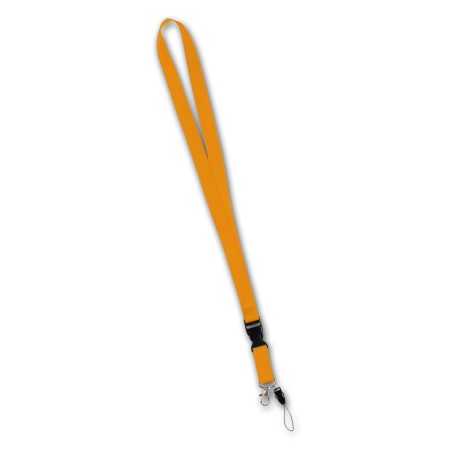 LANYARD POLIESTER LAVOT NARANJA