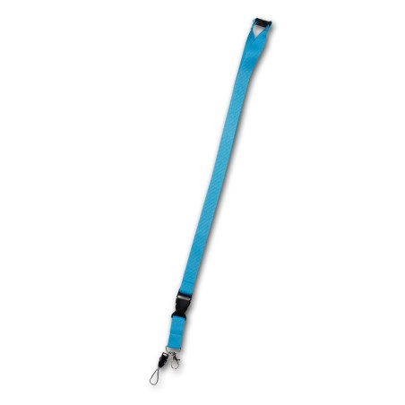 LIGHT BLUE LANYARD POLYESTER LAWIN