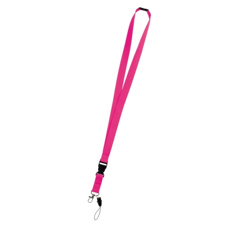 LANYARD POLIESTER LAWIN FUCSIA