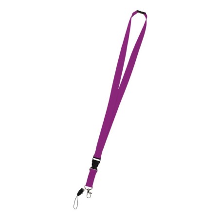 PURPLE LANYARD POLYESTER LAWIN