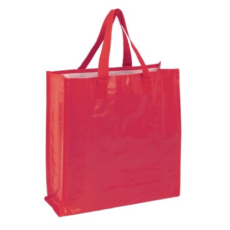 SAC PP LAMINÉ TEXAS ROUGE