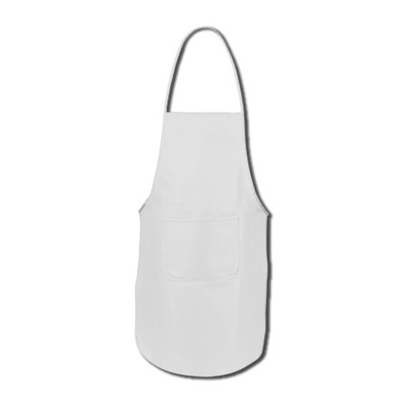 WHITE NON WOVEN APRON SUBWAY