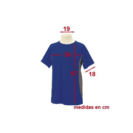 CAMISETA TECNIKA KIPPER AZUL ROYAL TALLA M