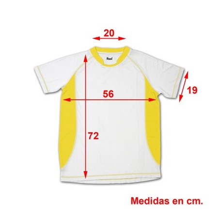 T-SHIRT TECHNIQUE ARABIA HOMME JAUNE L