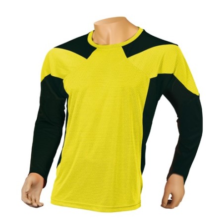 CAMISETA TECNICA DREAM MANGA LARGA AMARILLO L