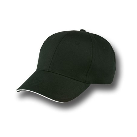 GORRA ALGODÓN SANDWICH NEGRO