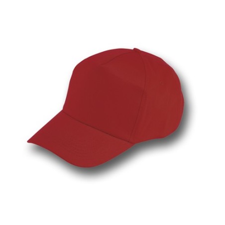 CASQUETTE COTON BASIC ROUGE