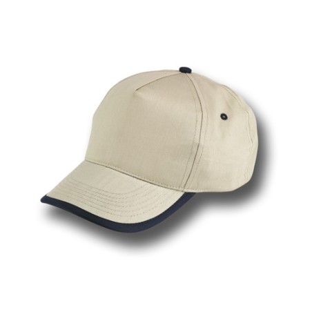 SAND COTTON CAP BORDER