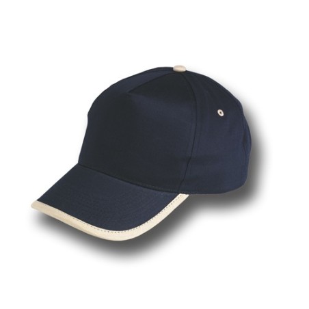 GORRA ALGODON BORDER AZUL MARINO