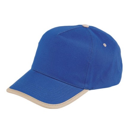 GORRA ALGODON BORDER AZUL ROYAL