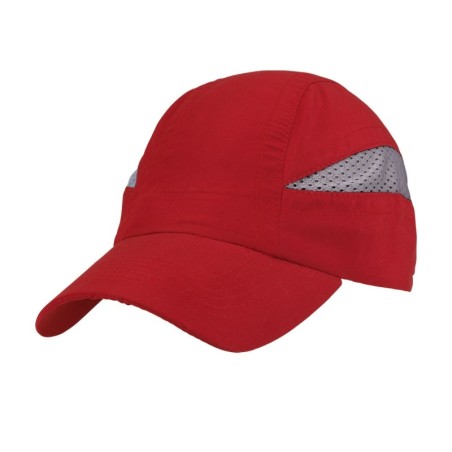 RED MICROFIBER CAP RUNNER