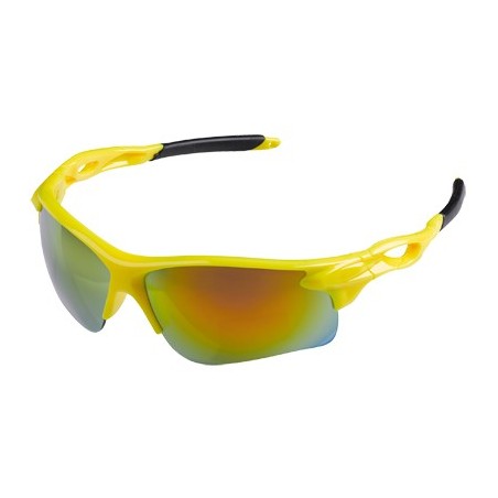 FLUORESCENT YELLOW SPORT SUNGLASSES RIDER