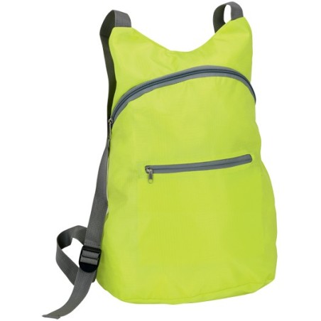 MOCHILA POLIÉSTER PLEXI AMARELO