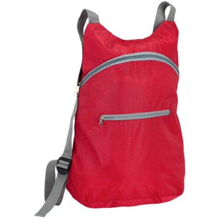 MOCHILA POLIÉSTER PLEXI VERMELHO