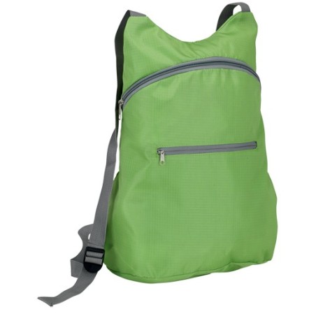 MOCHILA POLIÉSTER PLEXI VERDE