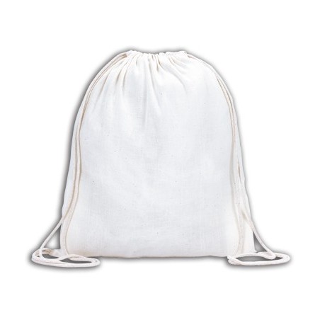 WHITE BACKPACK COTTON KOMBU 115gr/m2