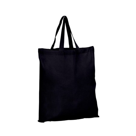 BLACK COTTON BAG TRANIS