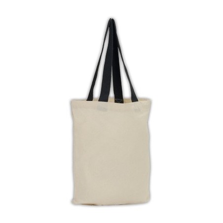 SAC SHOPPING 100% COTON DUOMO NOIR 200gr/m2 -  ANSES 60CM