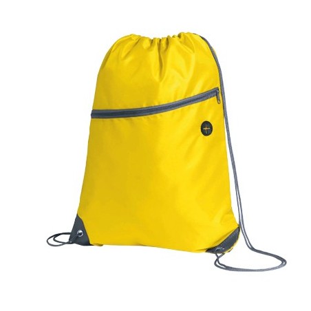 YELLOW POLYESTER BACKPACK CROSSY