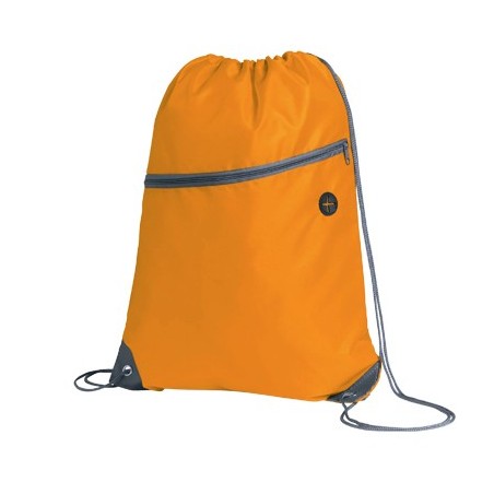 ORANGE POLYESTER BACKPACK CROSSY