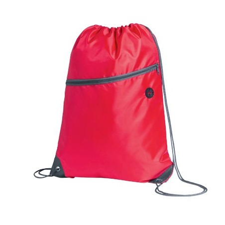 RED POLYESTER BACKPACK CROSSY