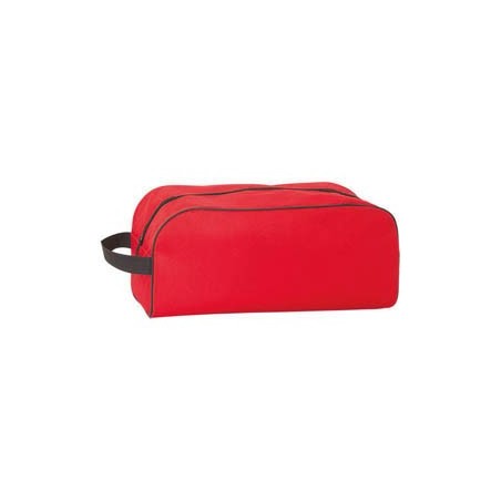 RED POLYESTER SHOE BAG SLIPER