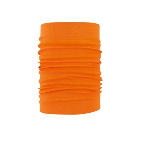 ORANGE POLYESTER NECK WARMER BAFY