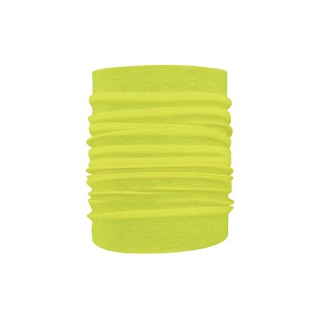 YELLOW FLUO POLYESTER NECK WARMER BAFY