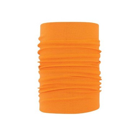 ORANGE FLUO POLYESTER NECK WARMER BAFY