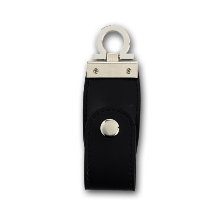 CLÉ USB 16Gb CROWN CUIR NOIR