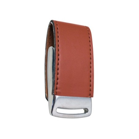 CLÉ USB 16Gb HOWARD CUIR MARRON