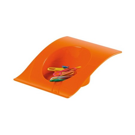 PORTACLIPS PLASTICO SUPPORT NARANJA