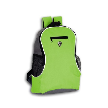 GREEN POLYESTER BACKPACK POPPY