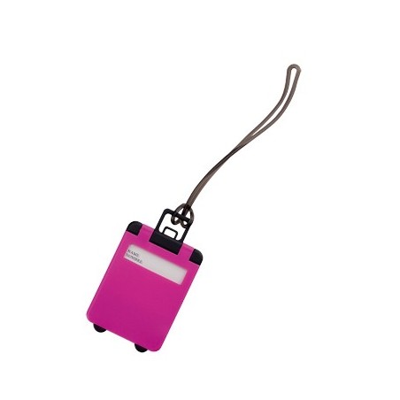 PINK LUGGAGE TAG CASE