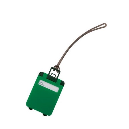 GREEN LUGGAGE TAG CASE