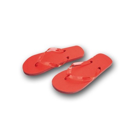 RED FLIP FLOP PATIO FOR WOMEN