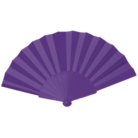 PLASTIC HAND FAN FANNY VIOLET