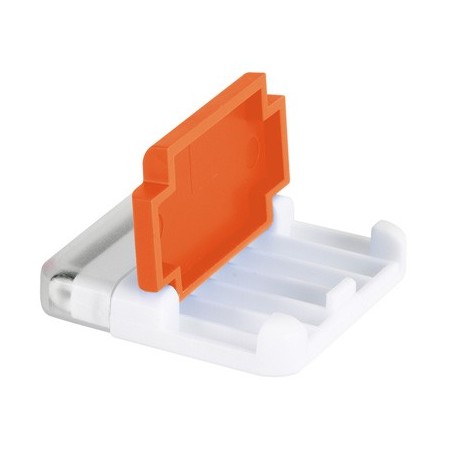 ORANGE PLASTIC HOLDER CRAB