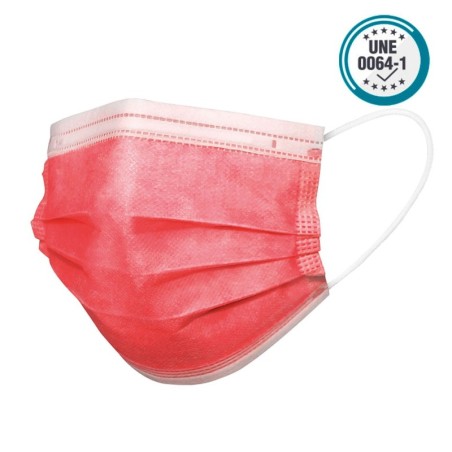 RED HYGIENIC MASK KIRON