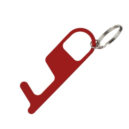 RED METALLIC KEYRING ANTICONTACT ZUPPA