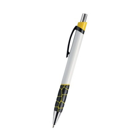 STYLO PLASTIQUE VULCANO JAUNE