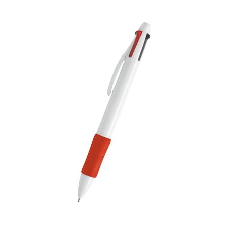 STYLO PLASTIQUE QUAT ROUGE