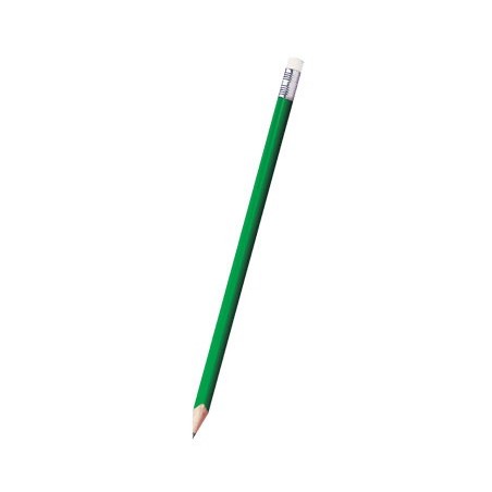 GREEN PENCIL WITH ERASER TRIFER